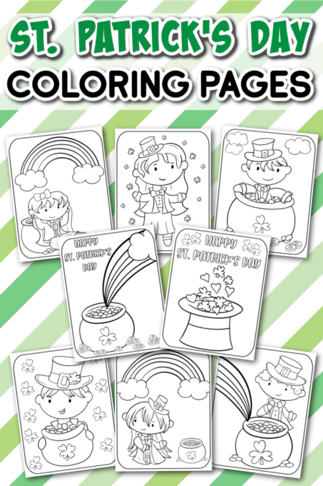 St patricks day coloring pages fun money mom