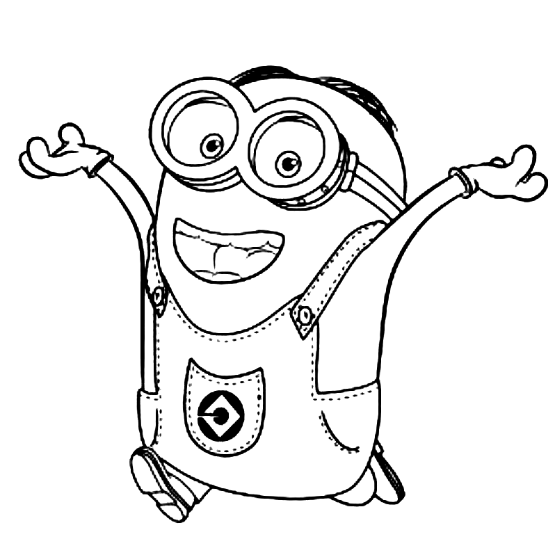 Minion coloring pages printable for free download