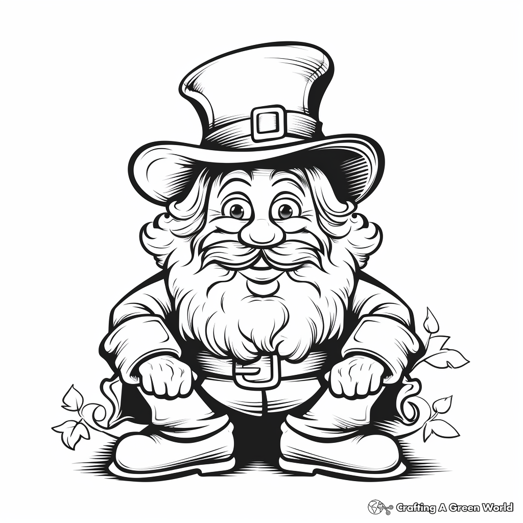 Leprechaun coloring pages