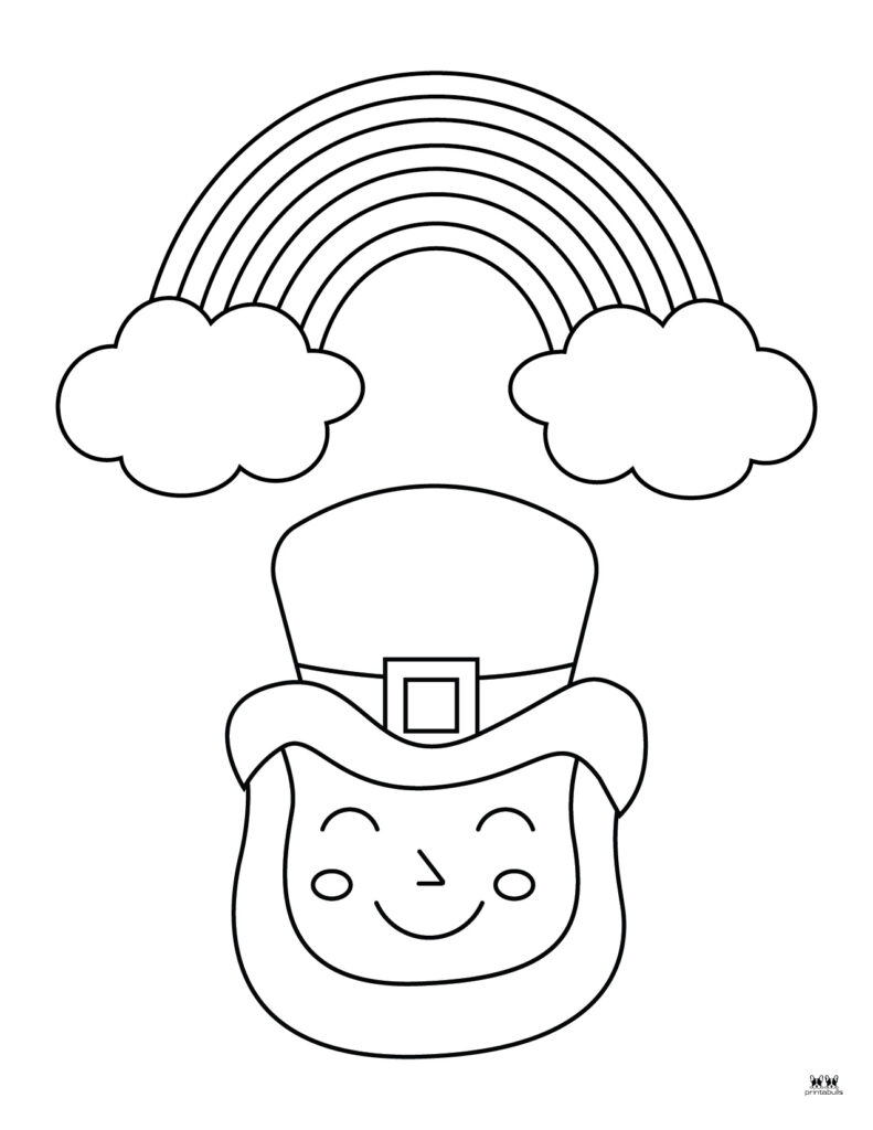 Leprechaun coloring pages templates