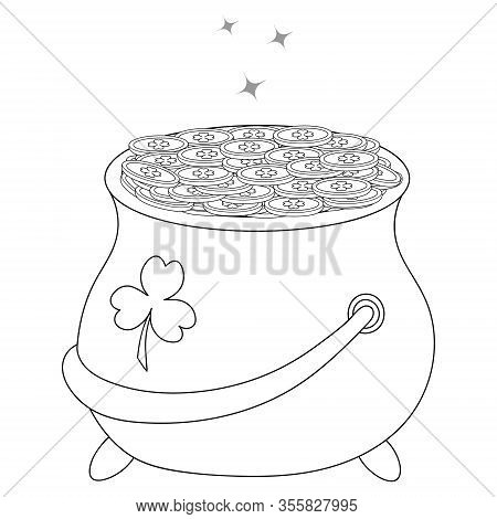 Pot leprechaun gold vector photo free trial bigstock