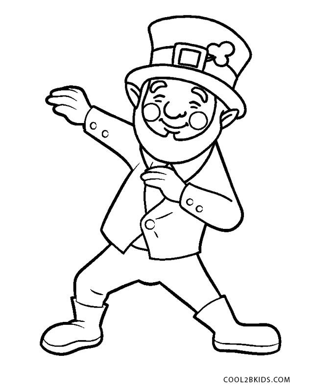 Free printable leprechaun coloring pages for kids coolbkids coloring pages coloring pages for kids abc coloring pages