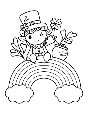 Free printable saint patricks day coloring pages