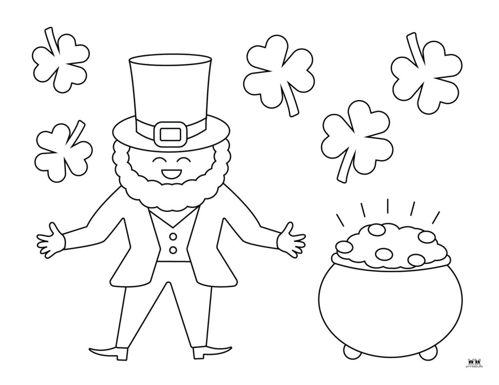 St patricks day coloring pages