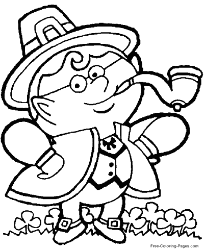 St patricks day coloring pages