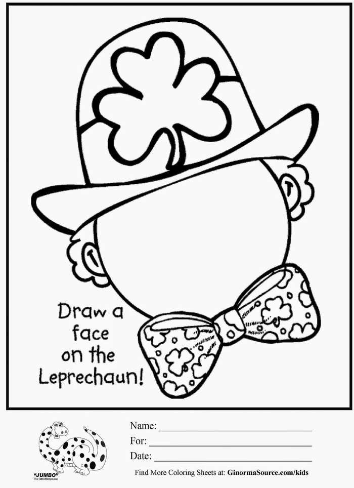 Printable st patricks day coloring pages pdf