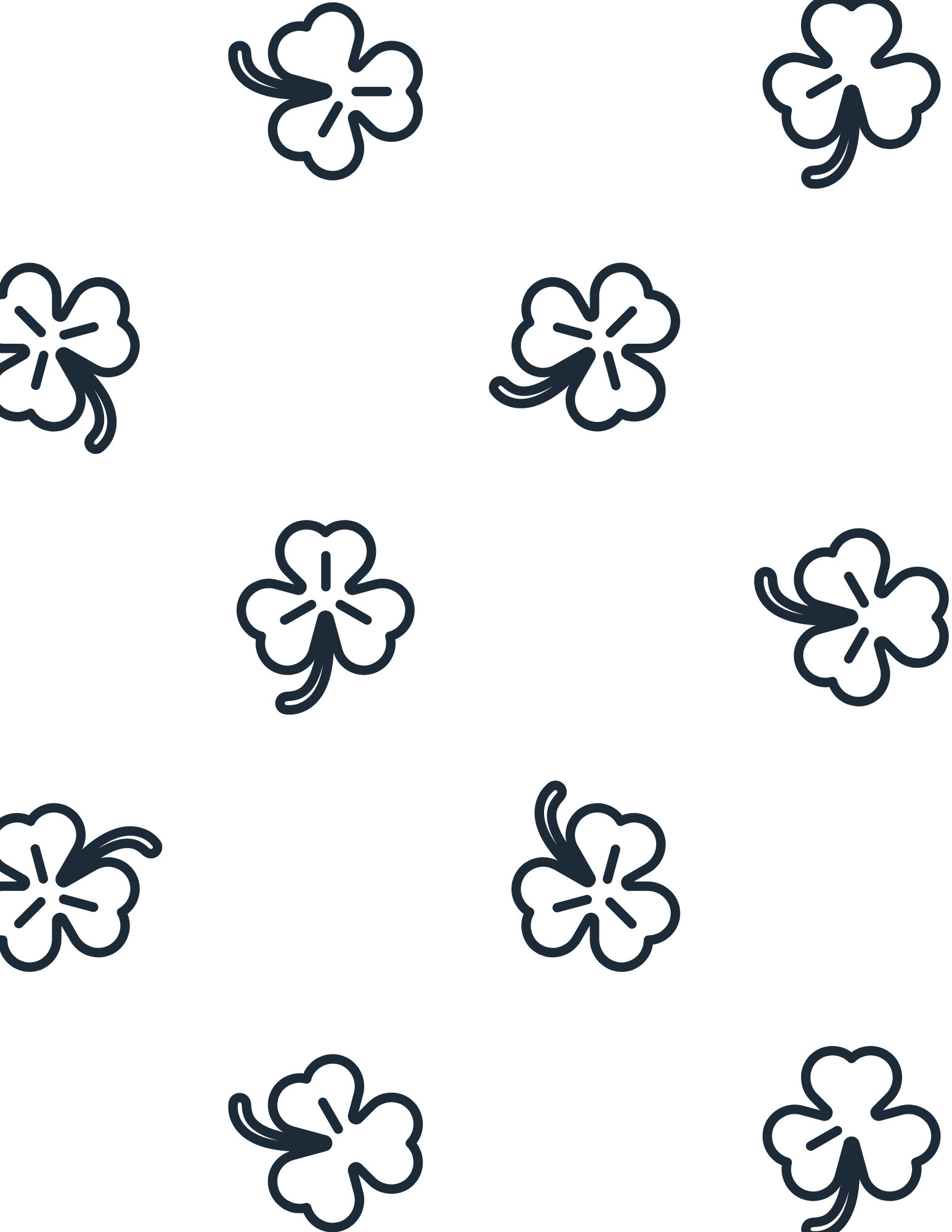 Free printable shamrock coloring pages for kids and adults