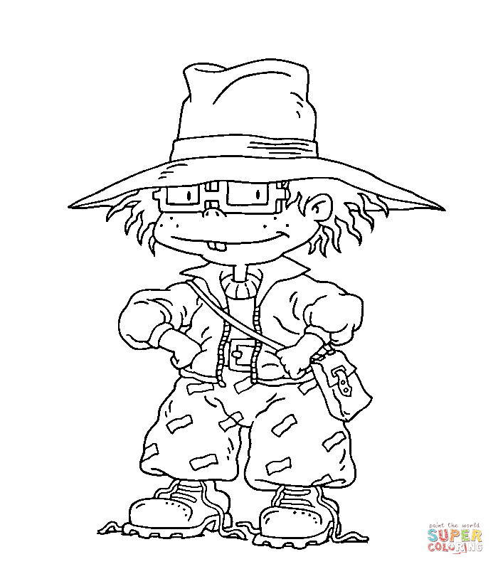 Funny chuckie coloring page free printable coloring pages