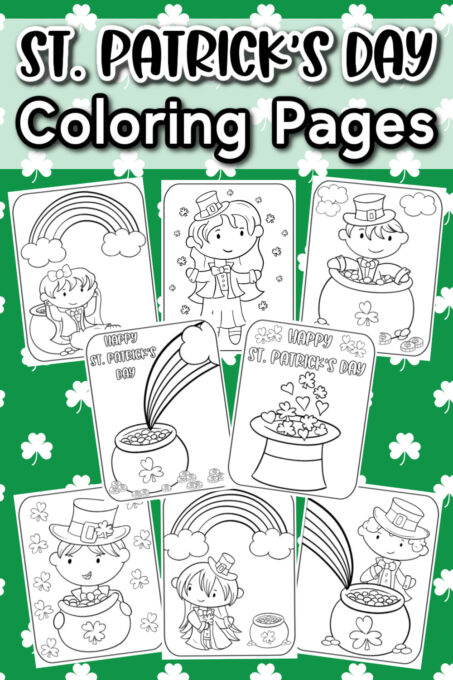 St patricks day coloring pages fun money mom