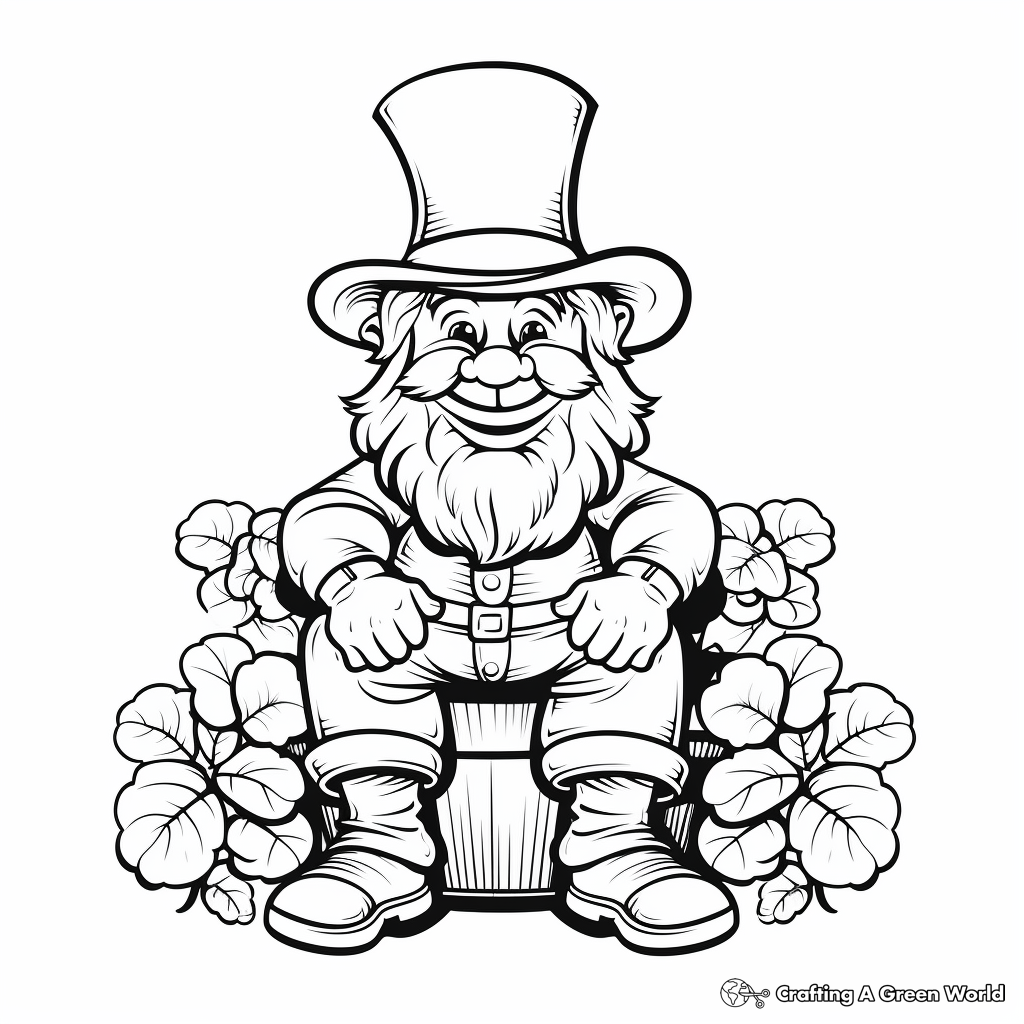 Leprechaun coloring pages