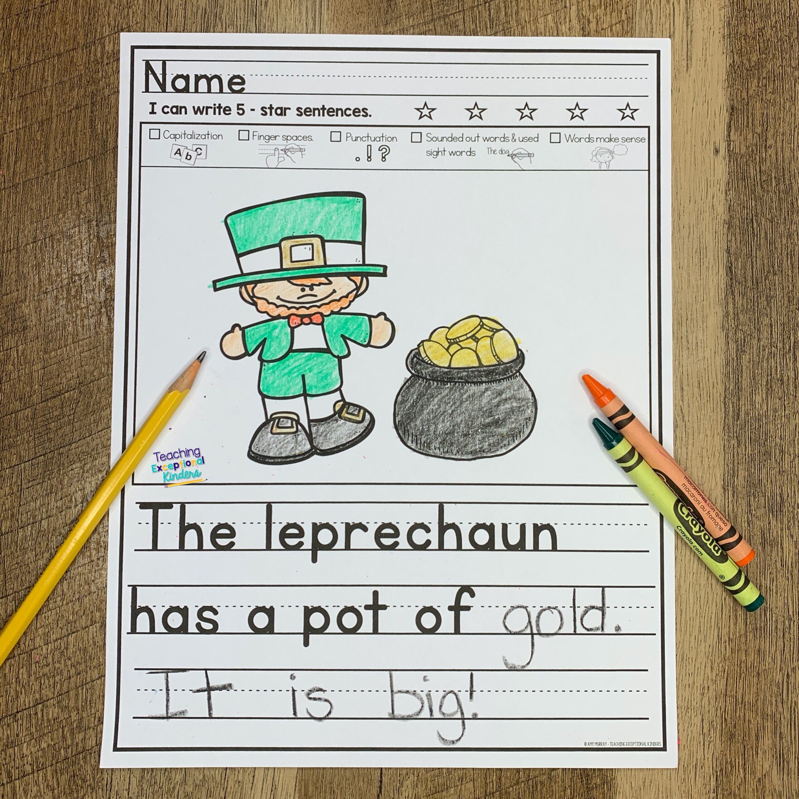 St patricks day kindergarten activities and ideas