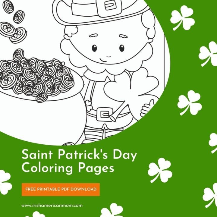 Free printable saint patricks day coloring pages