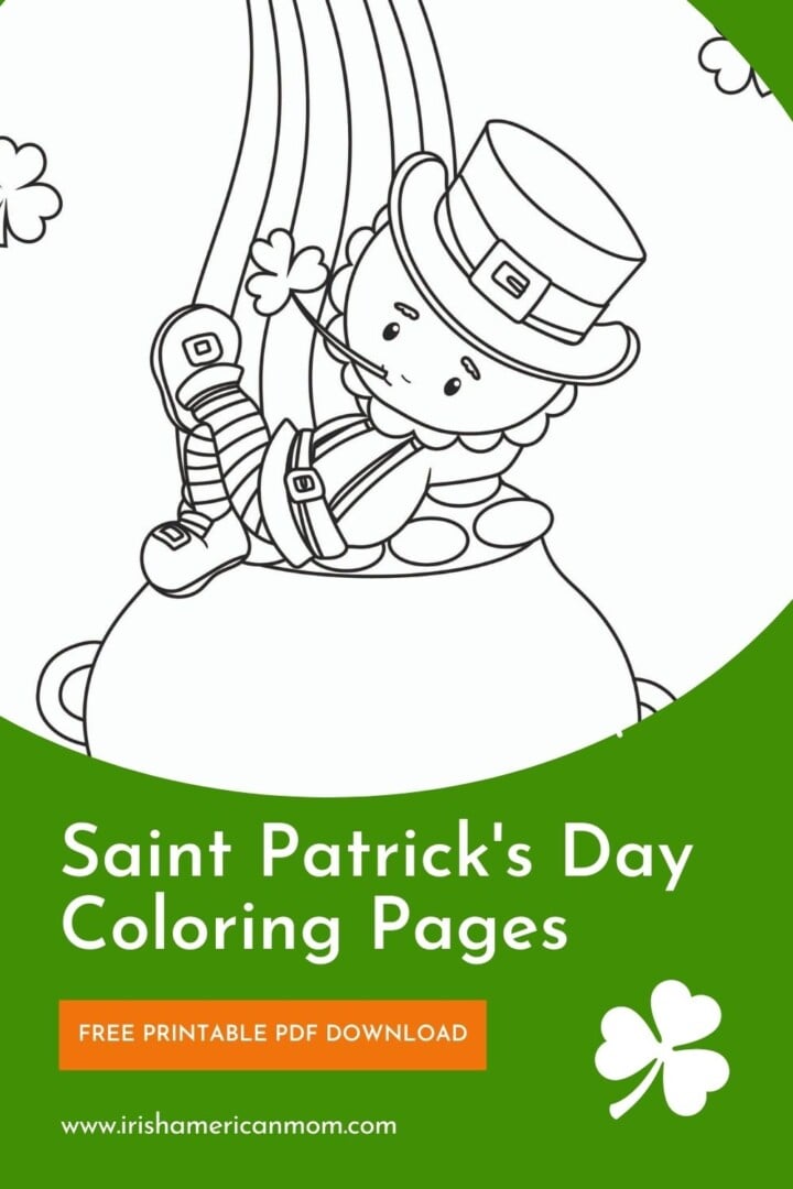 Free printable saint patricks day coloring pages