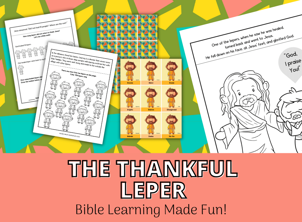 The lepers bible workbook free bible verse coloring pages