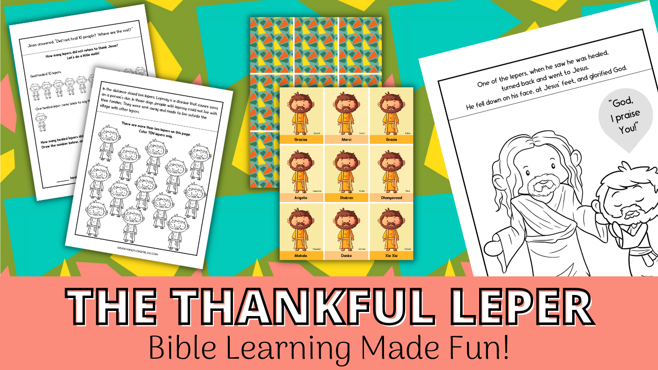 The lepers bible workbook pages