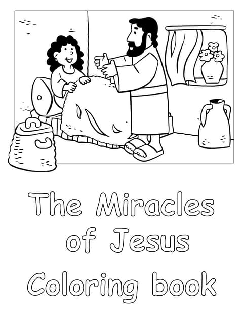 The miracles of jesus coloring book pdf