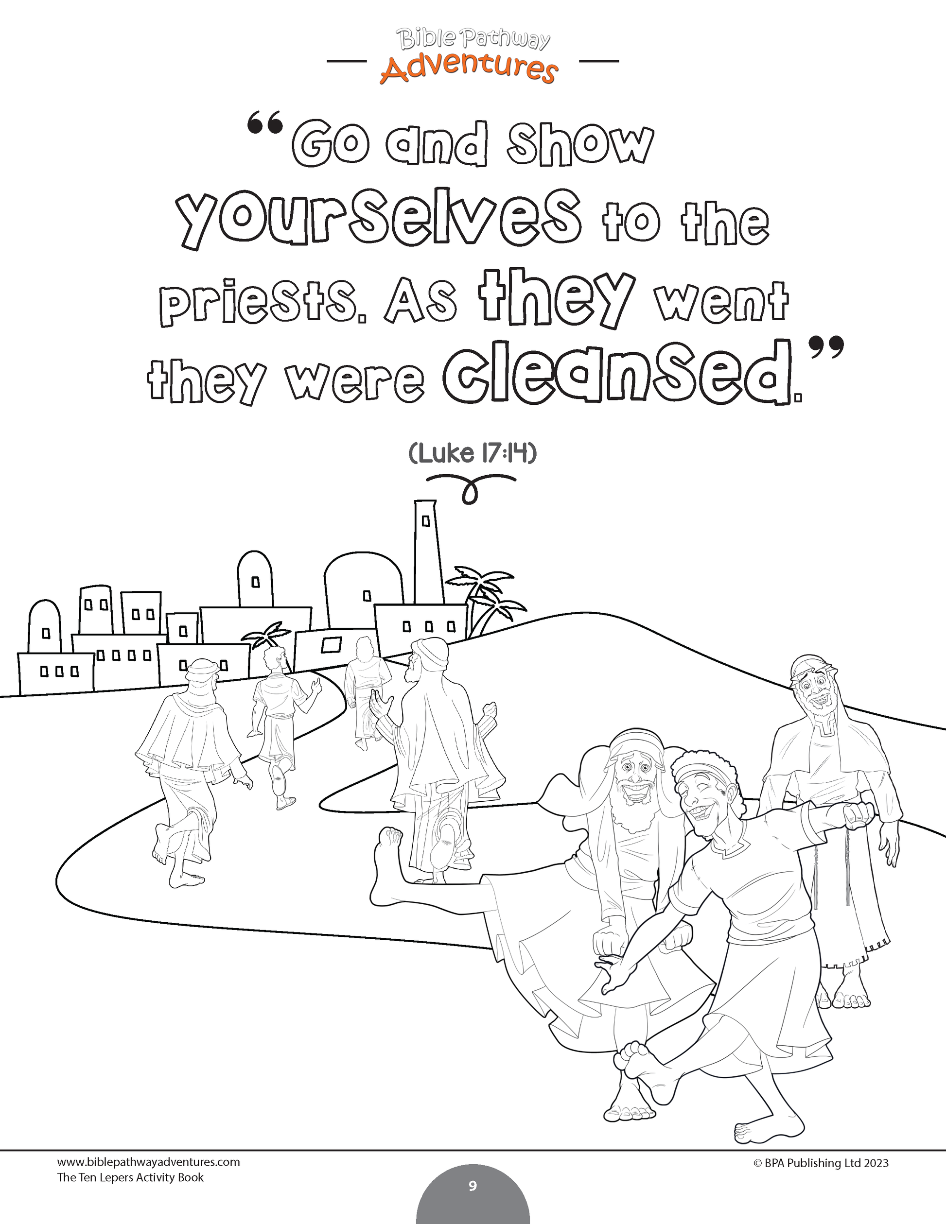 The ten lepers activity book pdf â bible pathway adventures