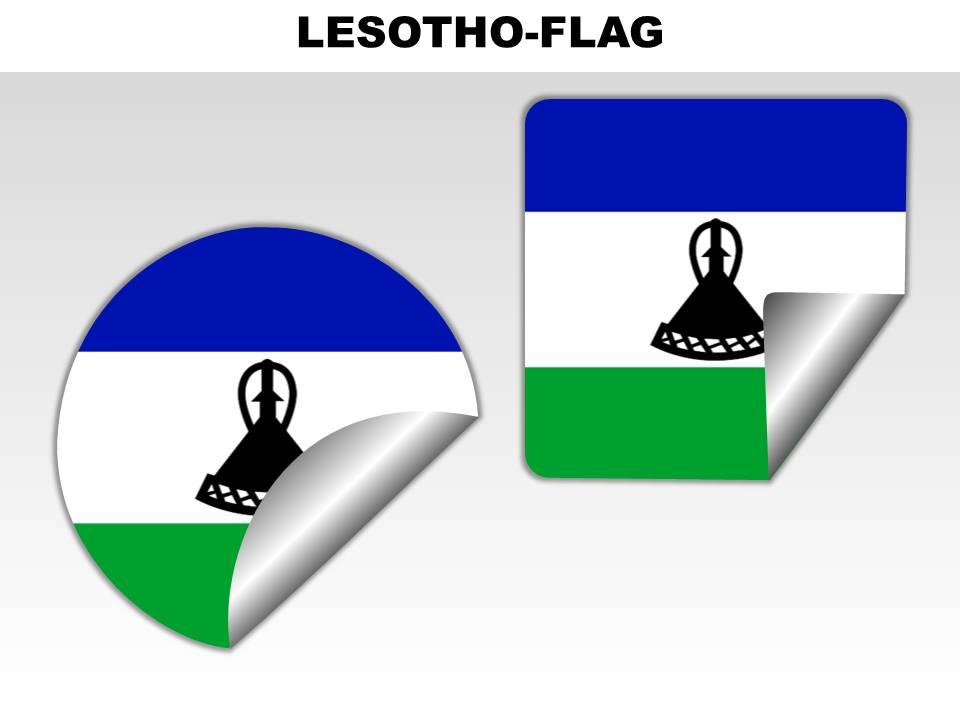 Lesotho country powerpoint flags powerpoint slide clipart example of great ppt presentations ppt graphics