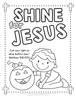 Halloween harvest bible printables