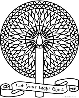 Dont eat the paste let your light shine coloring page