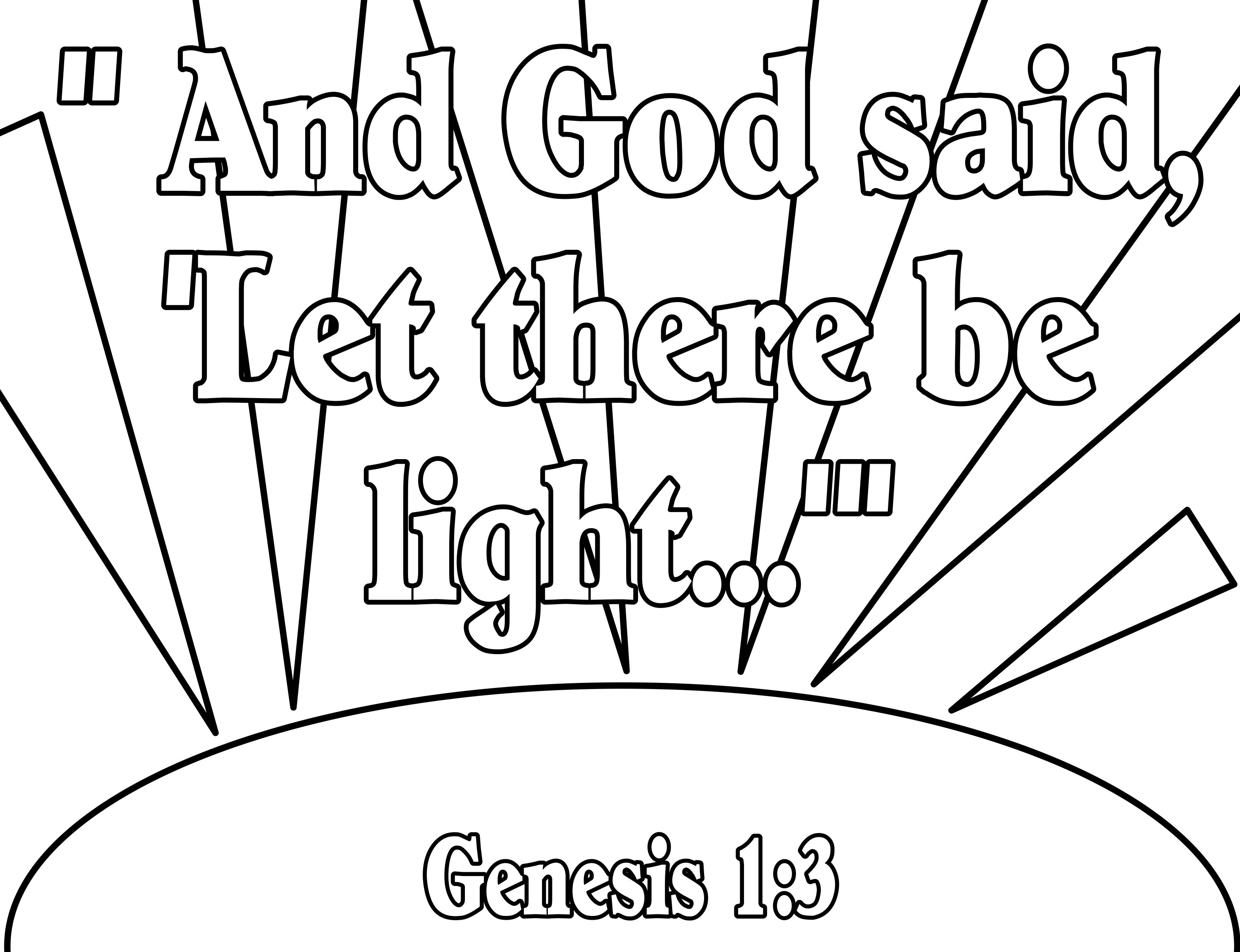 Bible verse coloring pages for light in the bible by the scripture lady