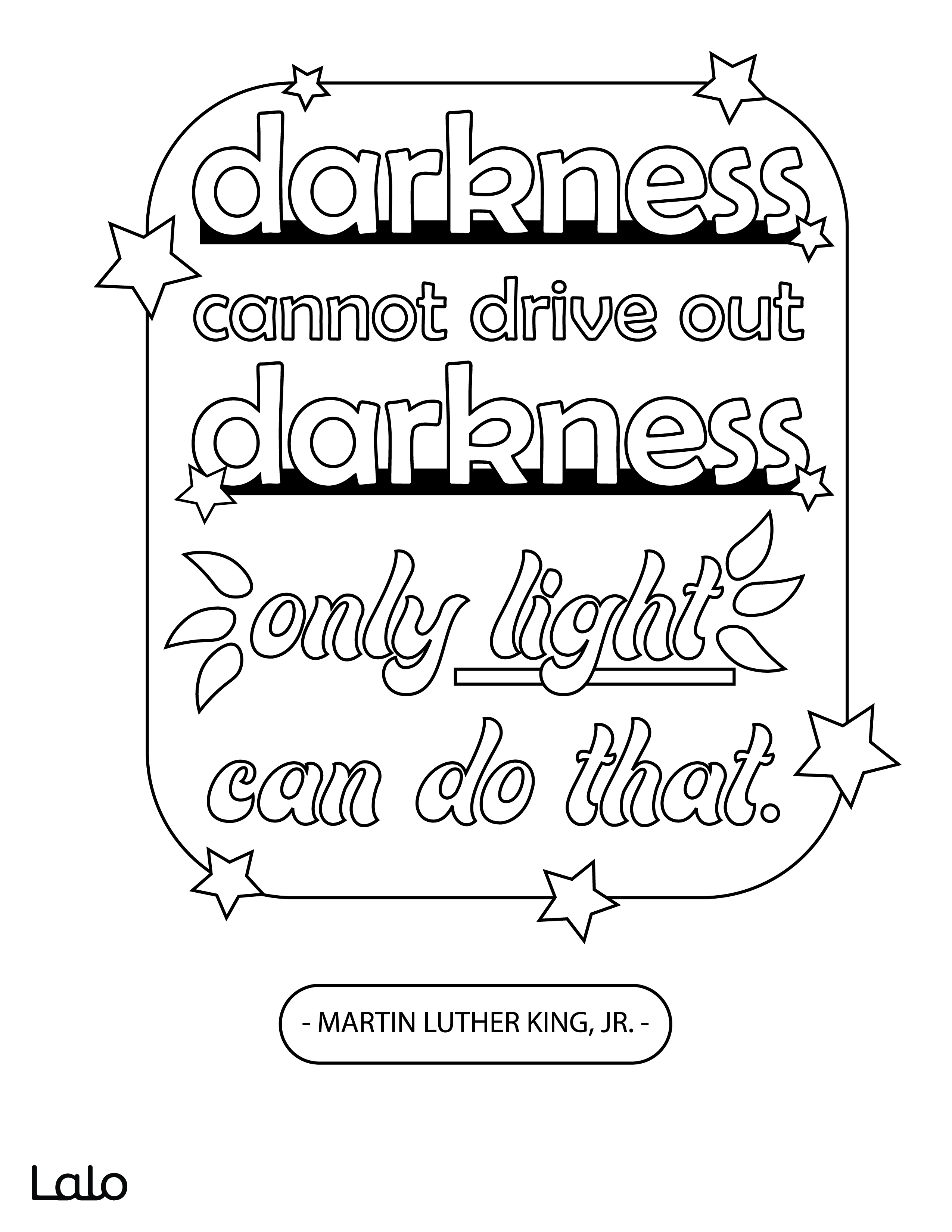 Quote themed coloring pages