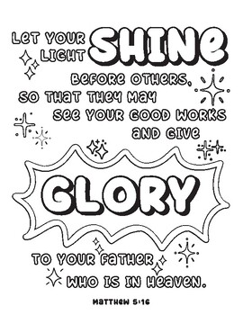 Bible verse coloring page