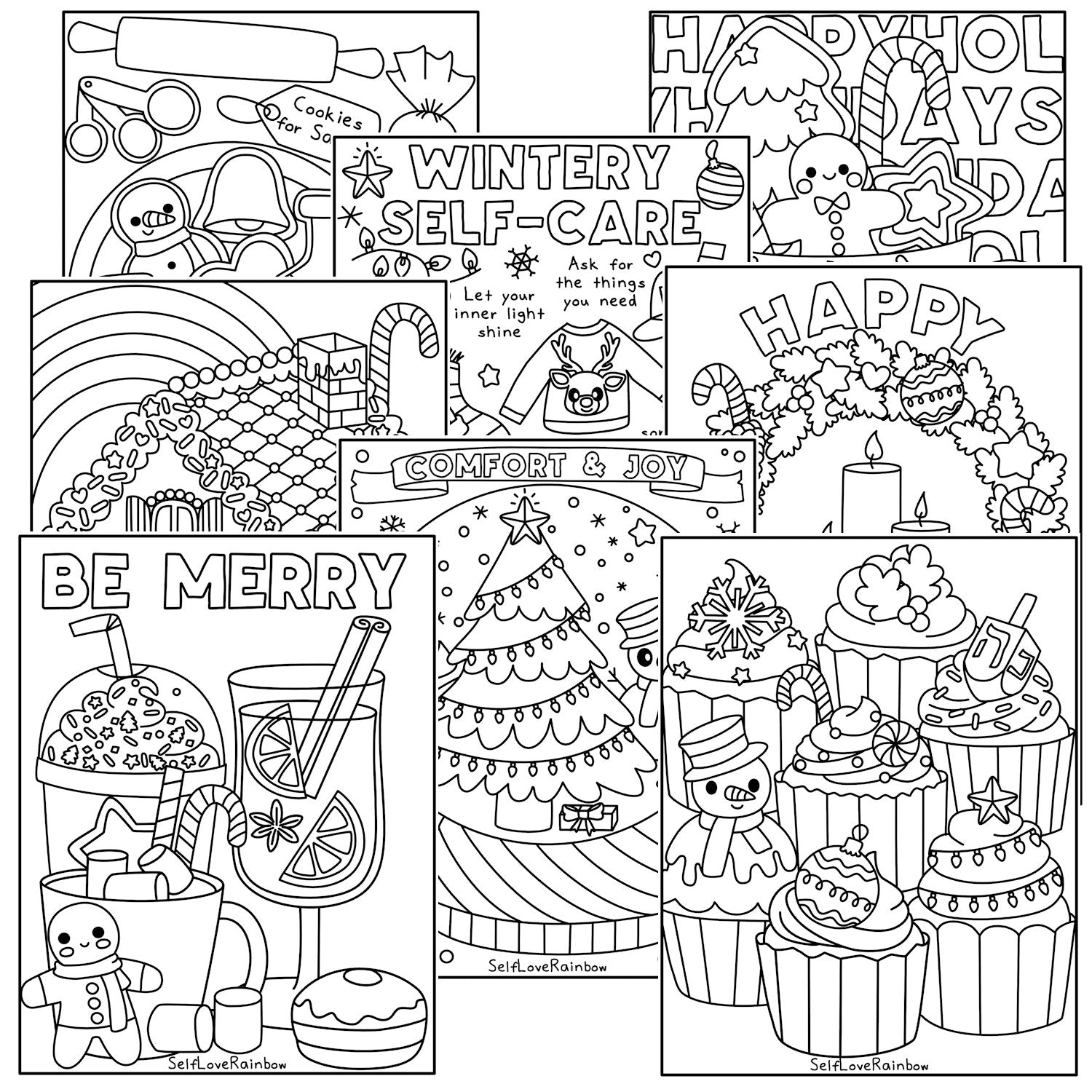 Holiday coloring pages â