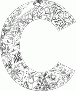 Moldes da letra c para imprimir printable coloring pages letter c coloring pages alphabet coloring pages