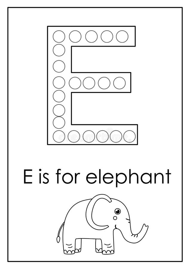 Flashcard alphabet e elephant stock illustrations â flashcard alphabet e elephant stock illustrations vectors clipart