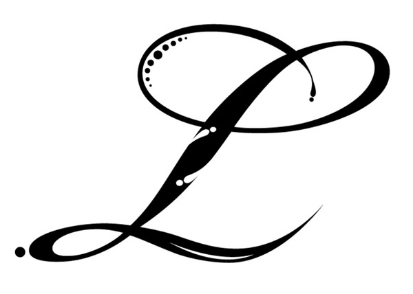 Hundred cursive letter l royalty