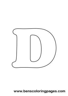 Free letter d coloring page letter a coloring pages lettering alphabet letter stencils