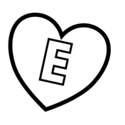 Letter e coloring pages free coloring pages