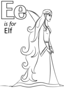 Letter e coloring pages free coloring pages