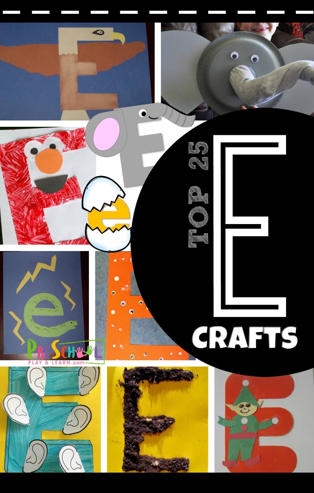 Top letter e crafts for preschoolers