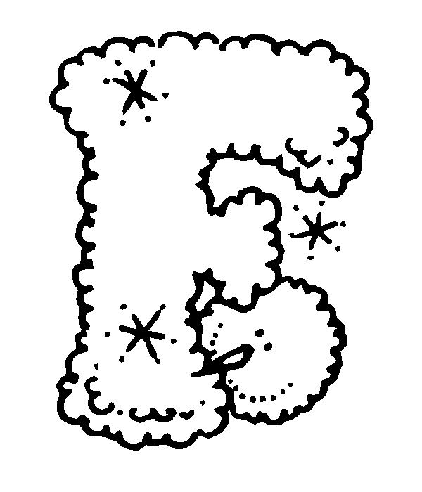 Best alphabet snow coloring pages for kids
