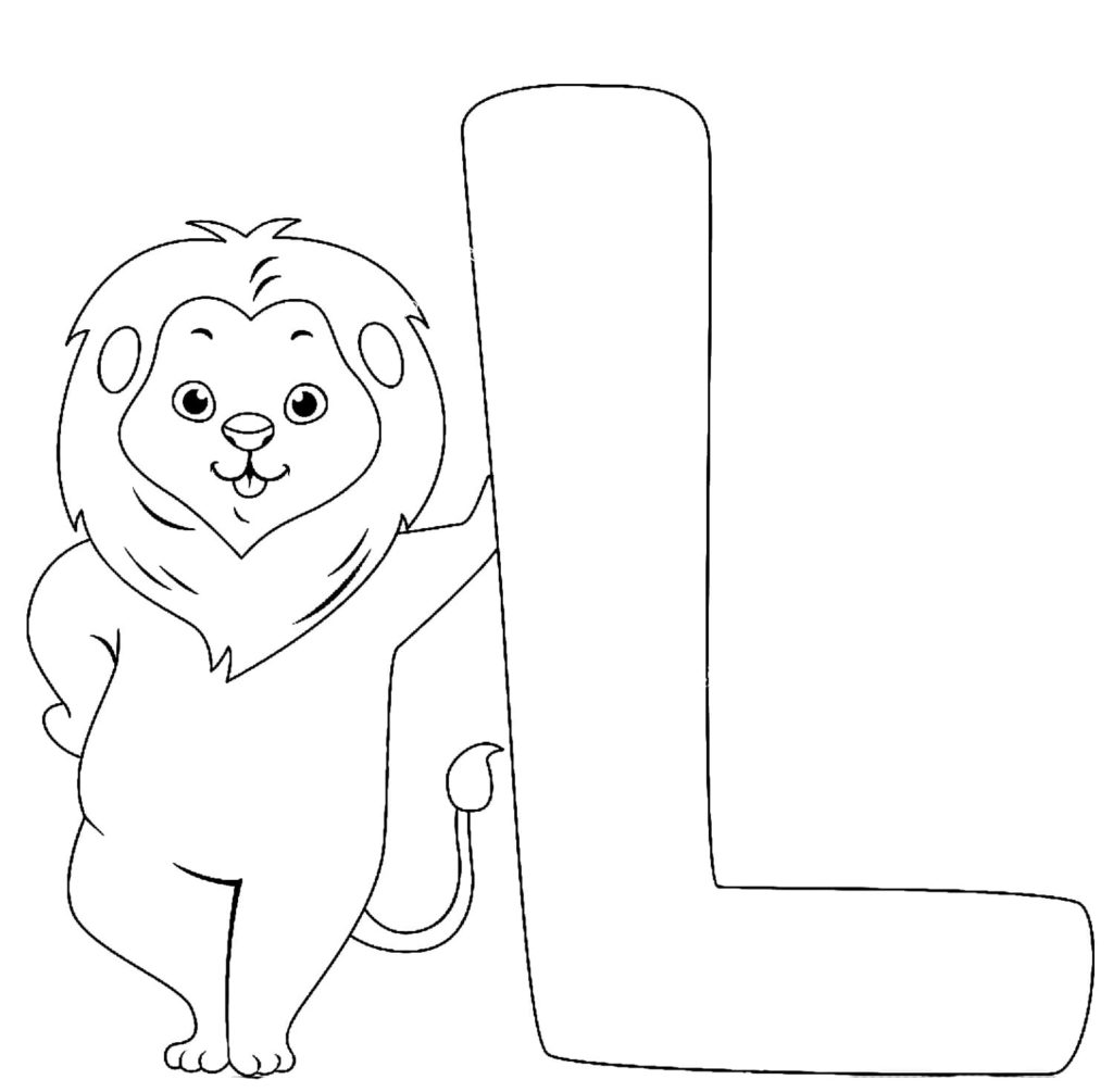 Animal alphabet letters coloring pages free printable coloring pages