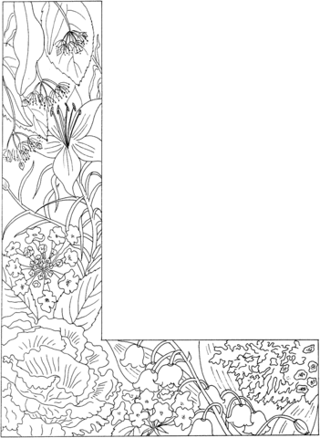 Desenho de letra l para colorir desenhos para colorir e imprimir gratis