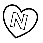 Letter n coloring pages free coloring pages