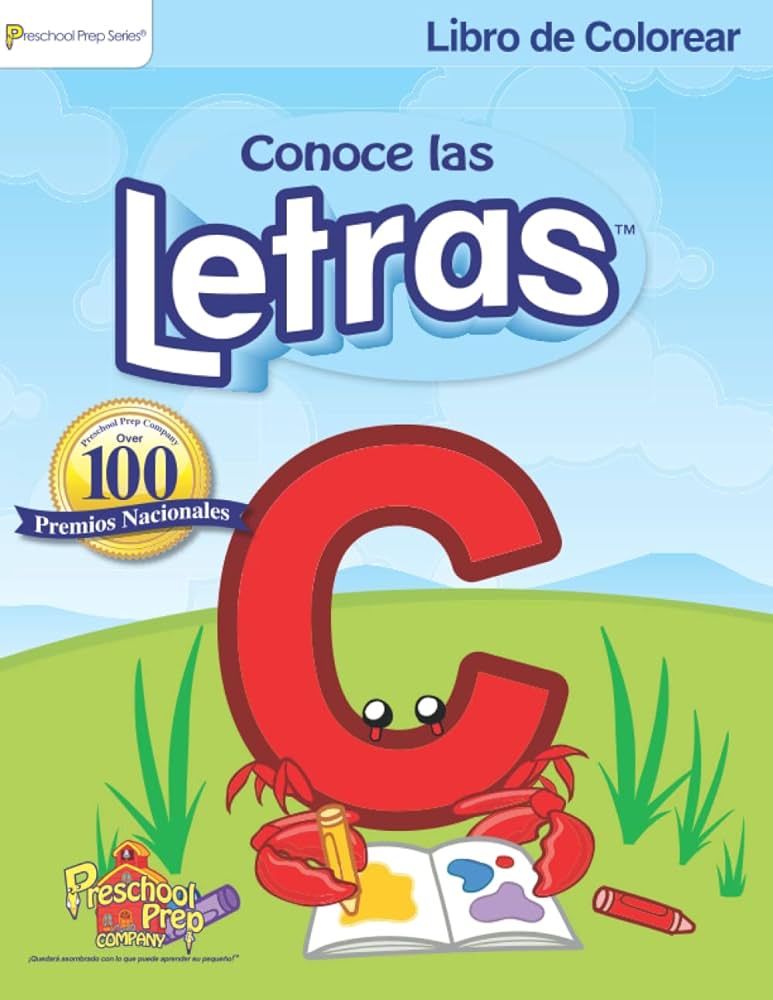 Conoce las letras libro de colorear meet the letters coloring book spanish version oxley kathy books