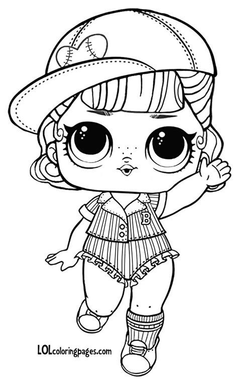 Short stop series wave lol surprise doll coloring page cute coloring pages lol dolls coloring pages