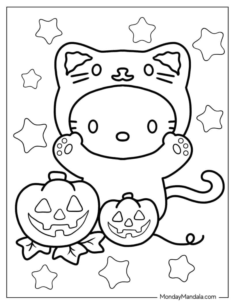 Hello kitty coloring pages free pdf printables hello kitty colouring pages coloring pages kitty coloring