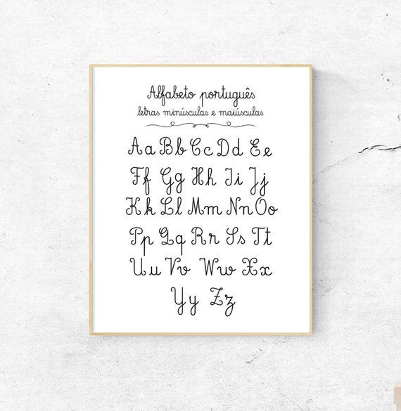 Alfabeto portuguãªs letras maiãºsculas portuguesas portuguese alphabet letras portuguesas portuguese language print letters alphabet