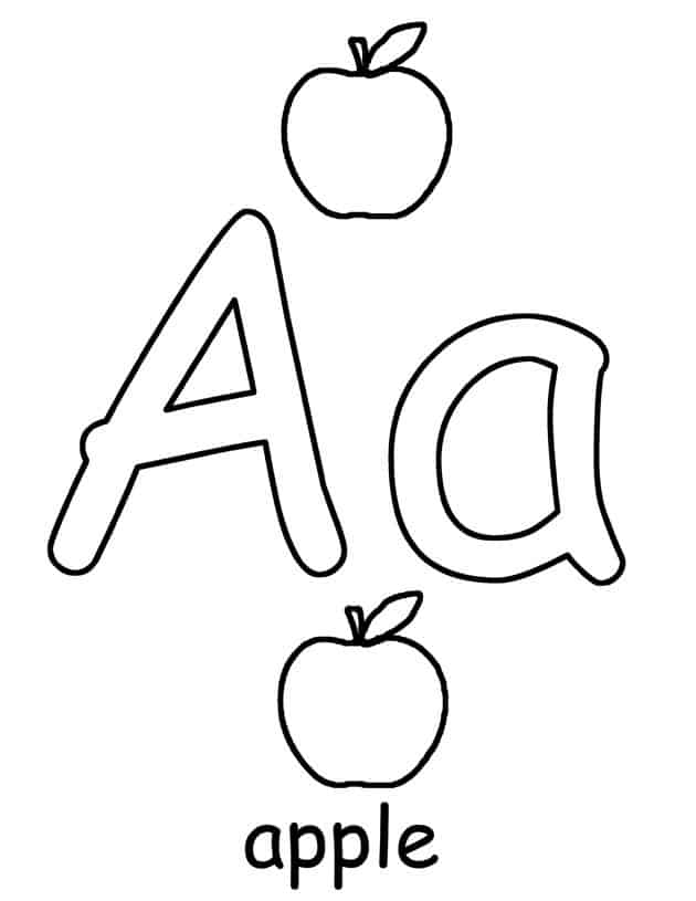 Letter a printables for preschool