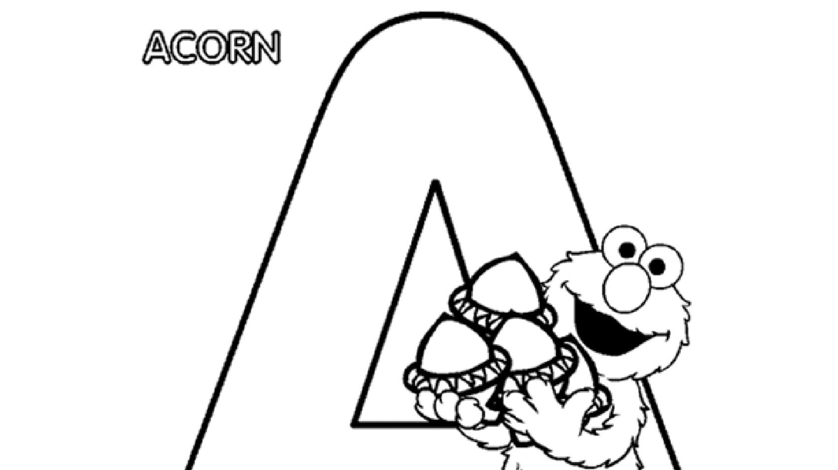 The letter a coloring page kids coloringâ kids for parents