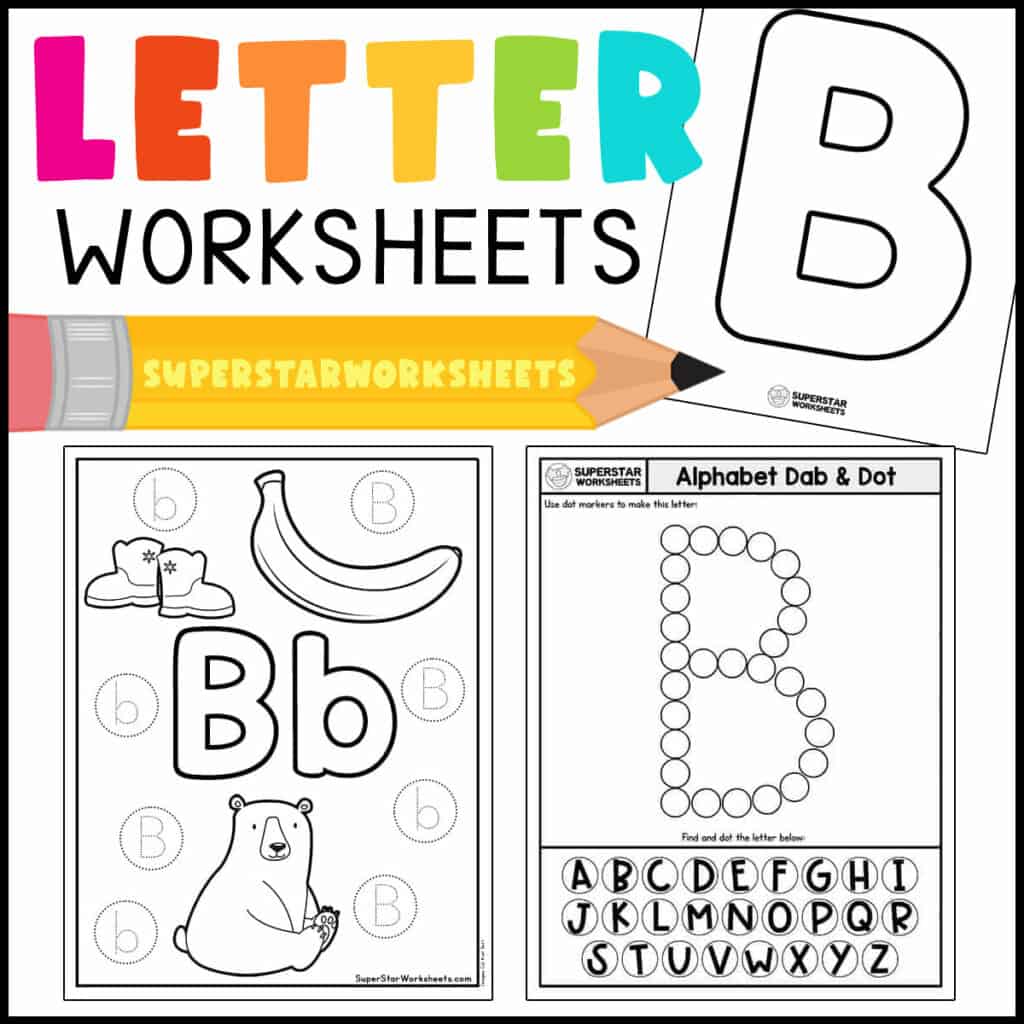 Letter b worksheets