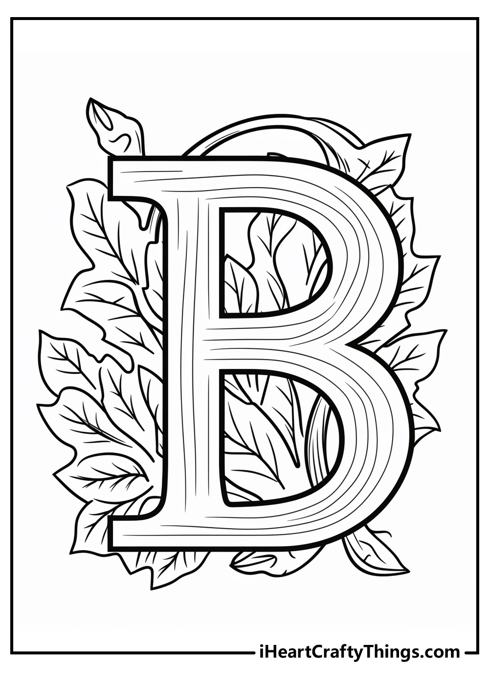 Letter b coloring pages free printables