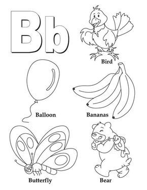 Letter b coloring pages letter b coloring pages alphabet coloring pages letter b worksheets