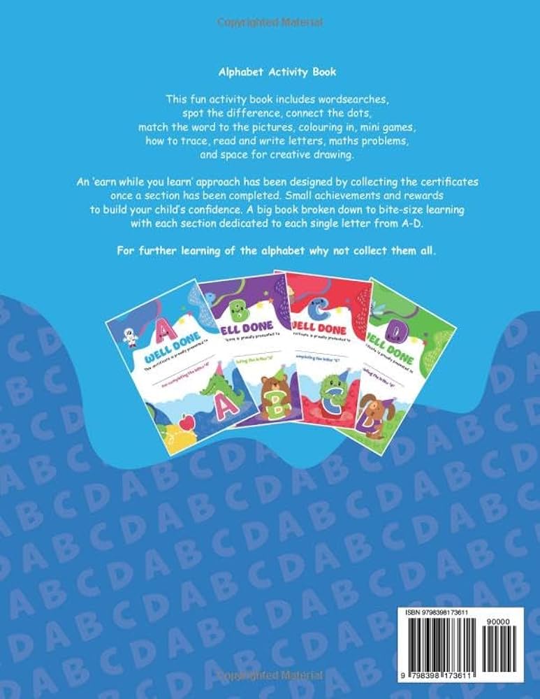 Alphabet activity book