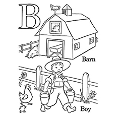 Top free printable letter b coloring pages online